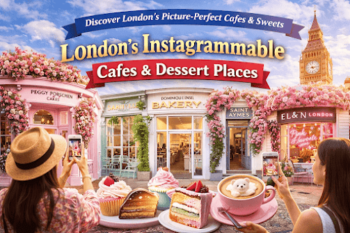 London’s Most Instagrammable Cafes & Dessert Places