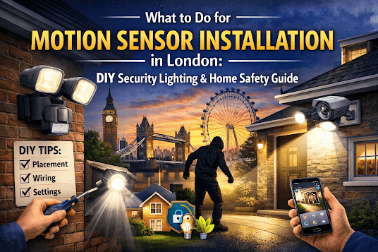 What to Do for Motion Sensor Installation in London